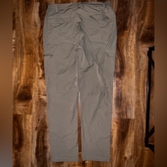 Men's Elastic-Waist Travel Pant Stretchy Lightweight Multi-Pockets Quick Dry 33L - Picture 4 of 5